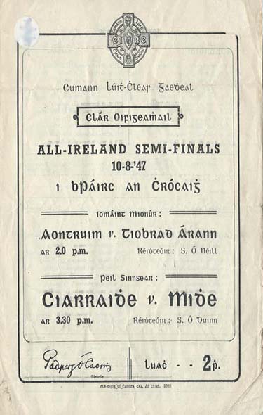 GAA Programme