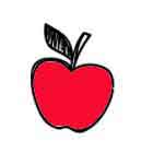 red apple